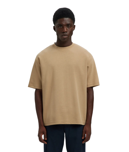 Looseoscar Ss O-Neck Tee - Brown