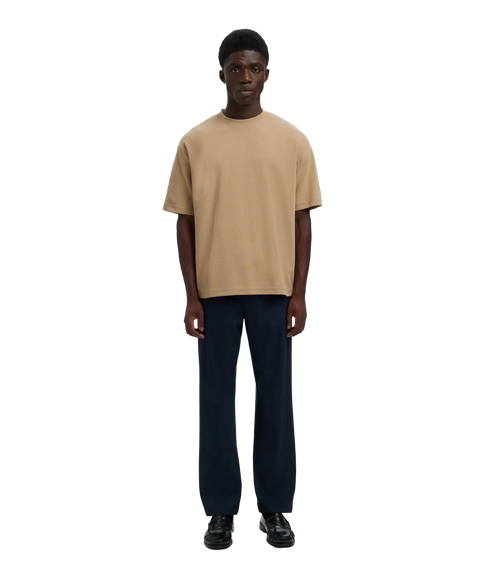 Looseoscar Ss O-Neck Tee - Brown