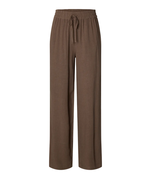 Viva-Gulia Hw Long Sun Pant - Brown