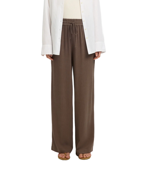 Viva-Gulia Hw Long Sun Pant - Brown