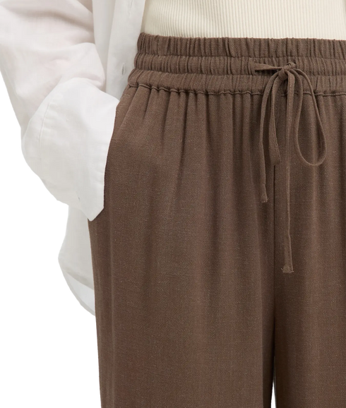 Viva-Gulia Hw Long Sun Pant - Brown