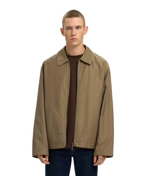Cedric Unpadded Blouson - Brown