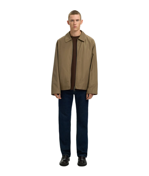 Cedric Unpadded Blouson - Brown