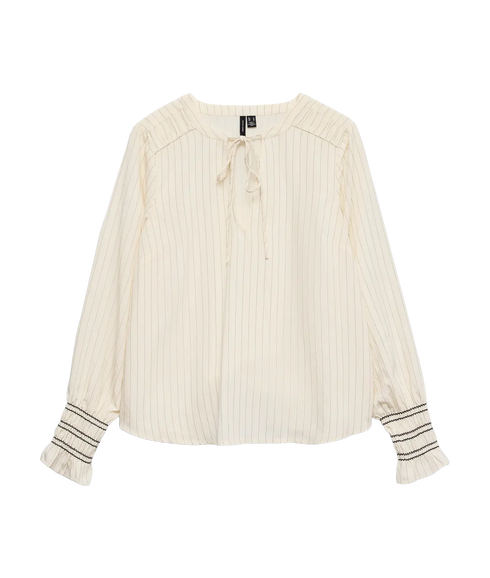 Millie Ls Top Wvn Ga - Grey