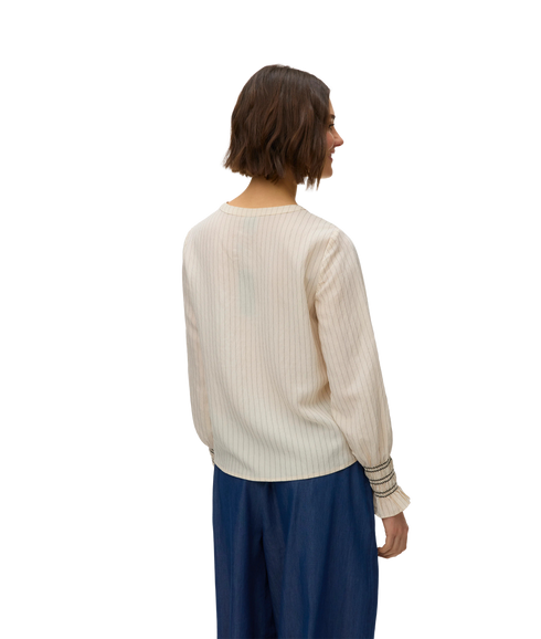 Millie Ls Top Wvn Ga - Blue