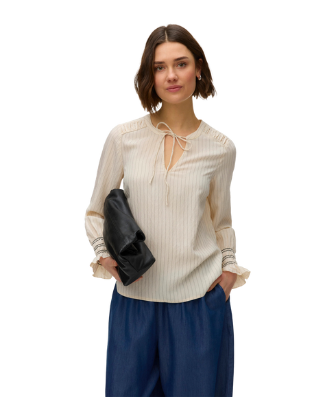 Millie Ls Top Wvn Ga - Blue