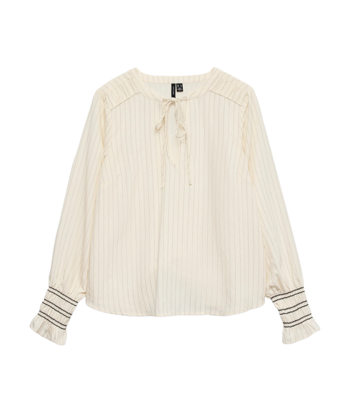 Millie Ls Top Wvn Ga - Blue