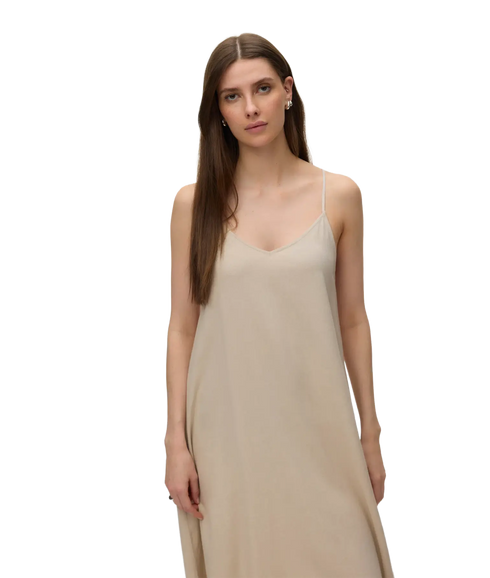 Jesmilo Calf Singlet Dress Wvn - Grey