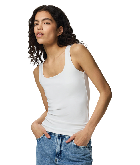 Lula Sl Reversible Tanktop Jrs - White