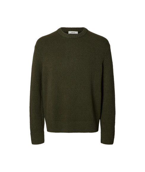 Alex LS Knit Crew Neck - Green