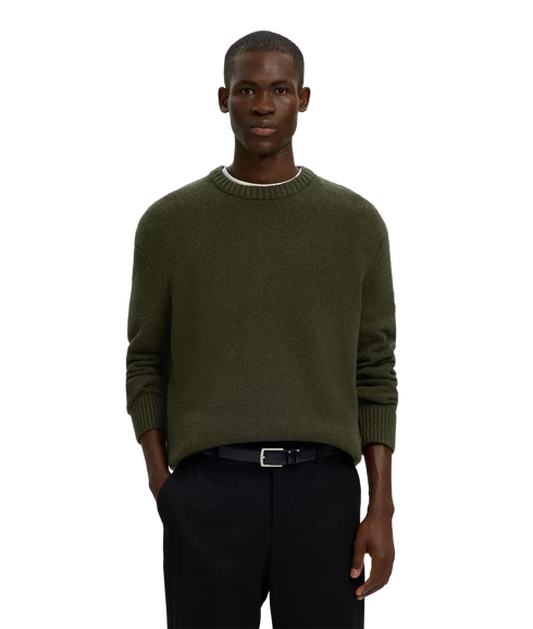Alex LS Knit Crew Neck - Green