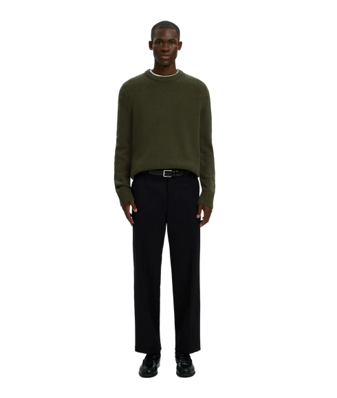 Alex LS Knit Crew Neck - Green