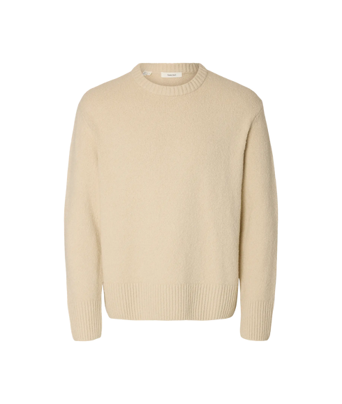 Alex LS Knit Crew Neck - Cream
