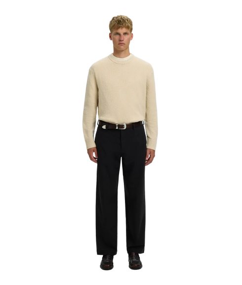 Alex LS Knit Crew Neck - Cream