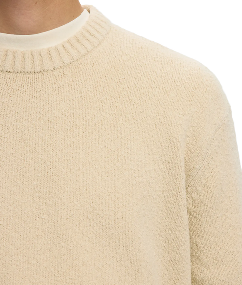 Alex LS Knit Crew Neck - Cream