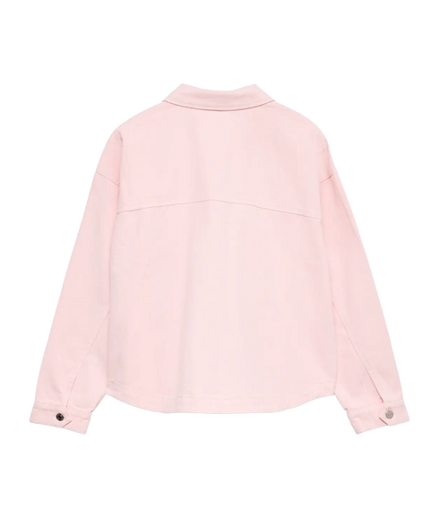 Jamie LS Denim Shacket Mix - Rose