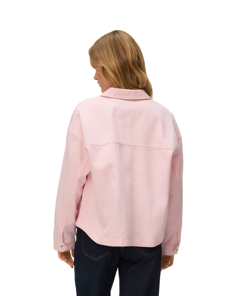 Jamie LS Denim Shacket Mix - Rose