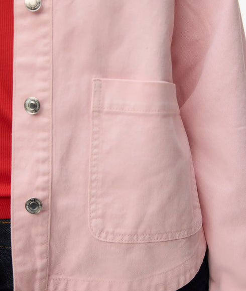Jamie LS Denim Shacket Mix - Rose