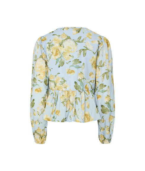 Ebba Ls Top S. - Blue