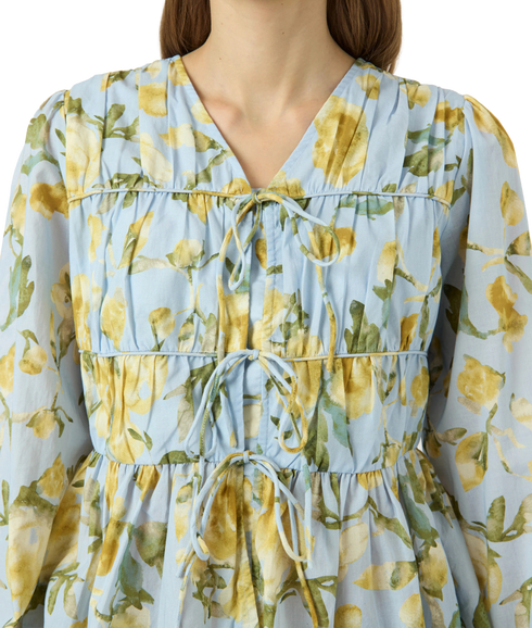 Ebba Ls Top S. - Blue