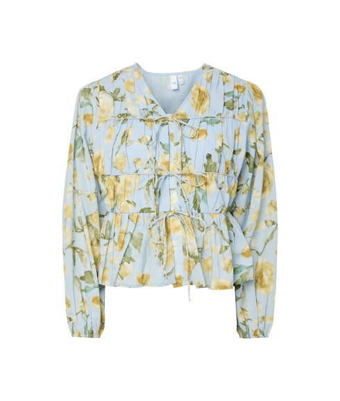 Ebba Ls Top S. - Blue