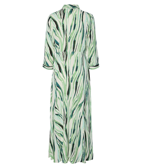 Savanna Long Shirt Dress S. - White