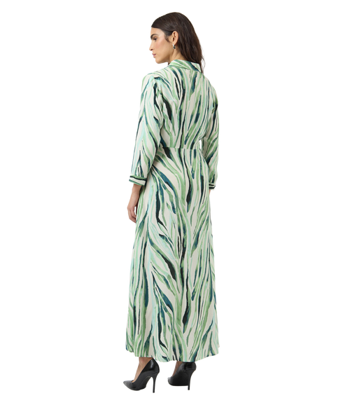 Savanna Long Shirt Dress S. - White