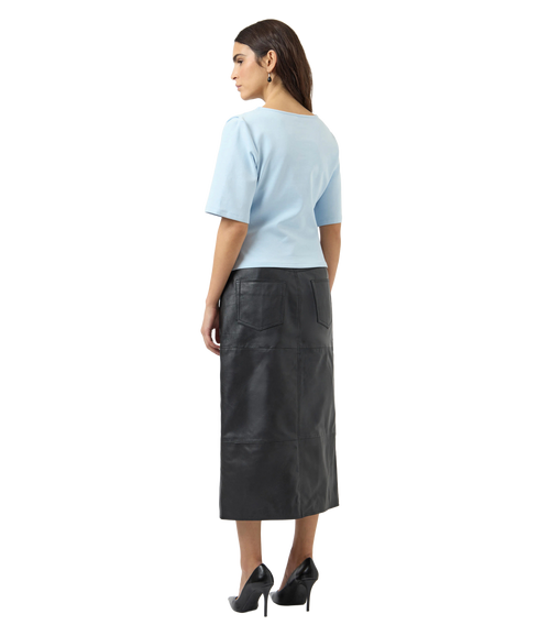 Pina 2/4 Tee S. - Blue