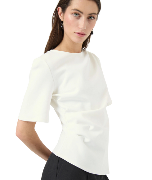 Pina 2/4 Tee S. - White