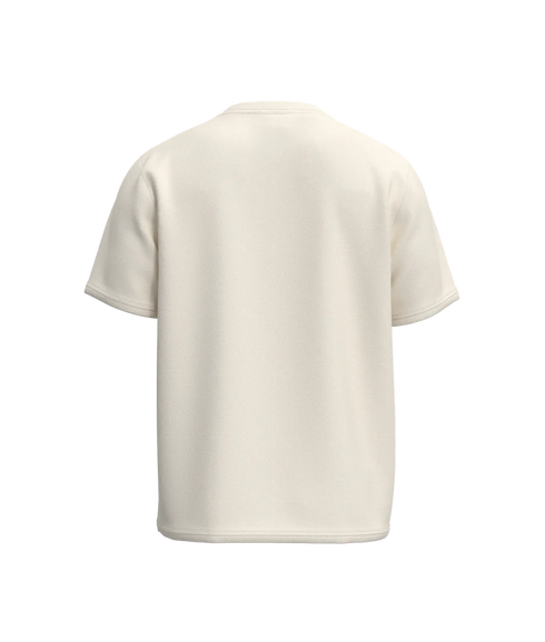 Reg-Salz Emb Ss O-Neck Tee - Egret Juice