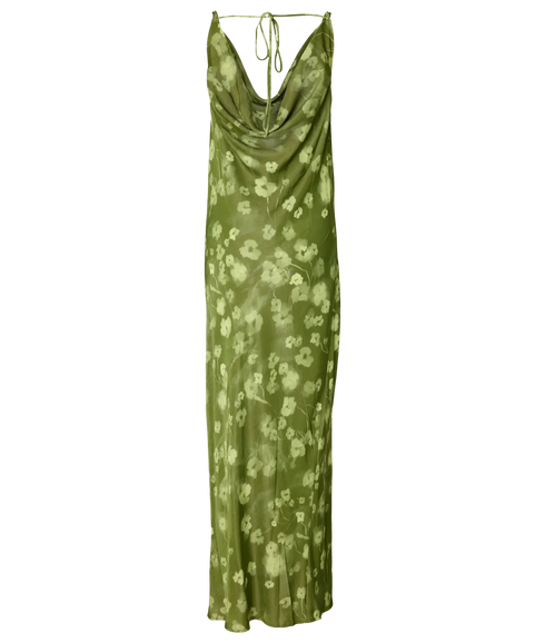 Giona Slim Ankle Strap Dress B - Green