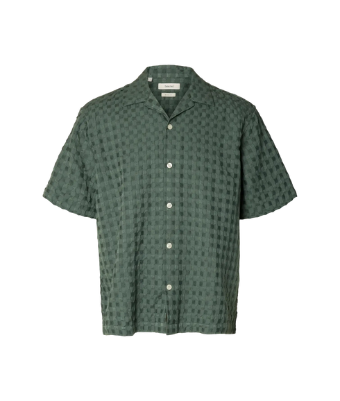 Rlxmonty Texture Ss Shirt - Green