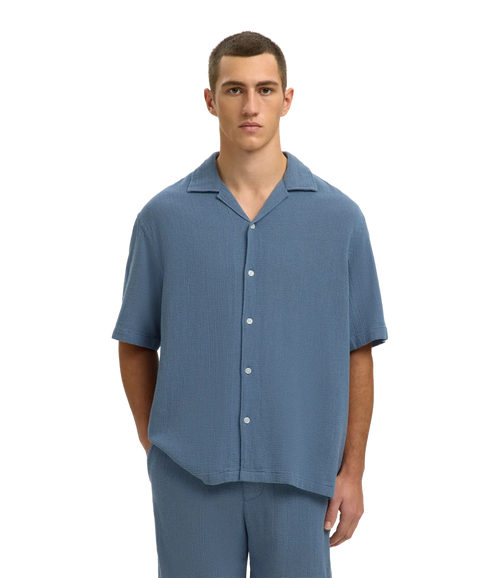 Rlxcal Ss Shirt Resort - Grey
