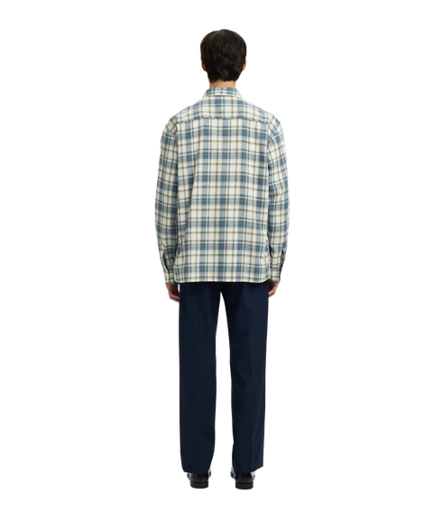 Rlxlandon Check Ls Shirt - White
