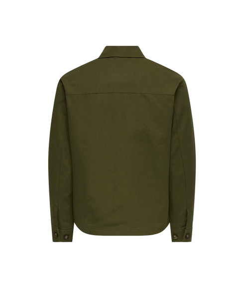 Ronnie Ctn Jacket Otw - Brown