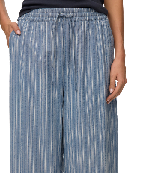 Elena Hw Stripe Pant Wvn - Yellow