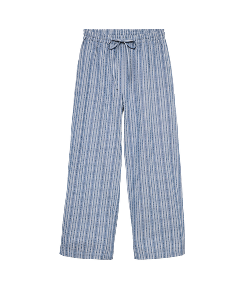 Elena Hw Stripe Pant Wvn - Yellow