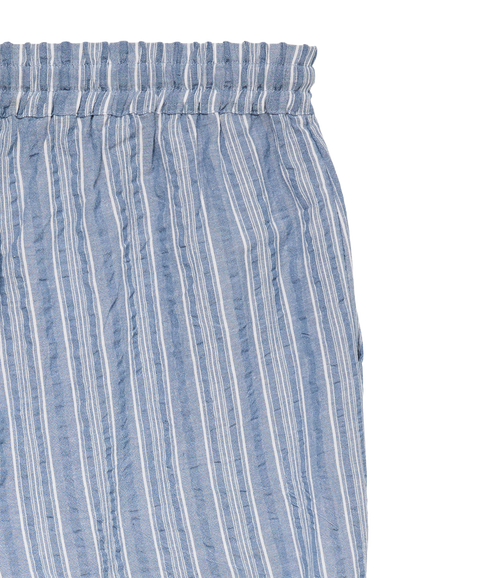 Elena Hw Stripe Pant Wvn - Yellow