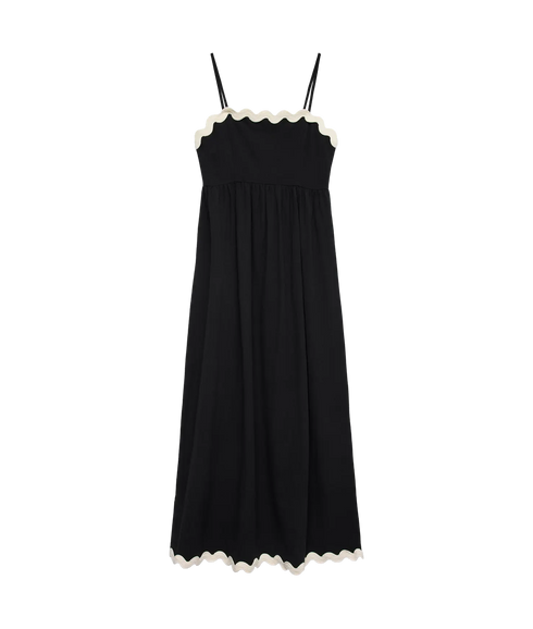 Jenna Singlet Ankle Dress Wvn Btq Ga - Black
