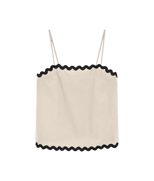 Jenna Singlet Top Wvn Btq Ga - Grey