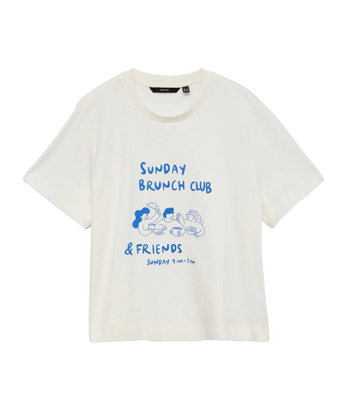 Miranda Mette Ss Top Box Jrs Ga - White