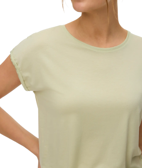 Ava Plain SS Top - Green