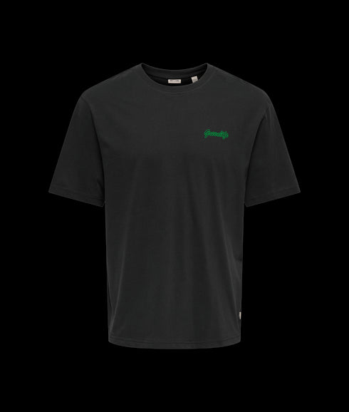 Malik Tropico Rlx Ss Tee - Black