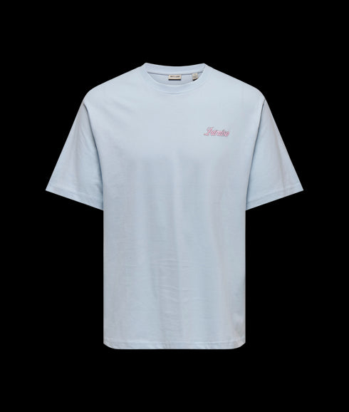 Malik Tropico Rlx Ss Tee - Blue