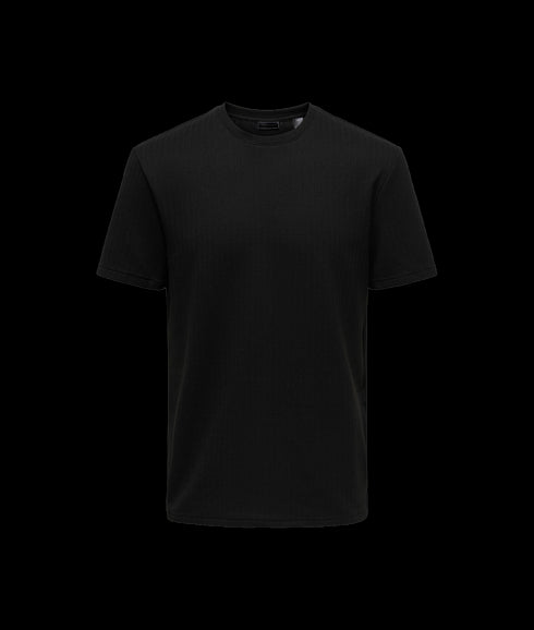 Trey Life Reg Ss Frml Tee - Black