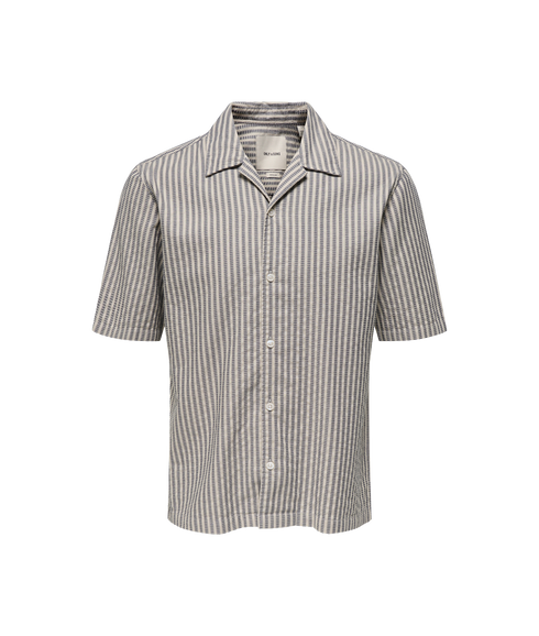Roberts Reg Ss Shirt - Grey