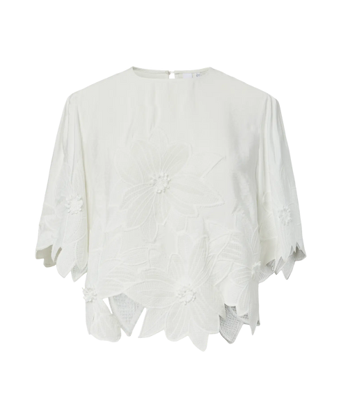 Mori 2/4 Top - White