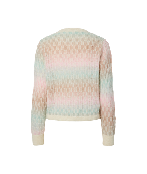 Space Ls Knit Cardigan - White