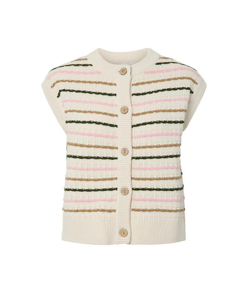 Nilo Knit Vest - White