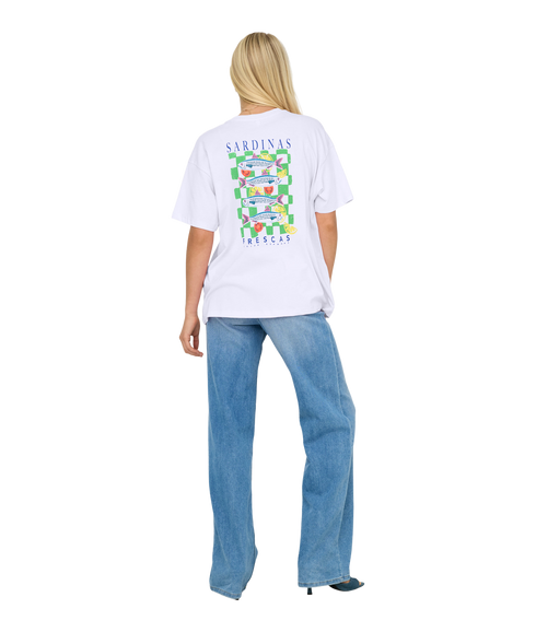 Vivvi S/S Lovely Top Jrs - White